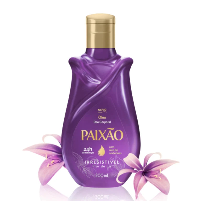 Paixão Óleo Deo Corporal Irresistível Flor de Lis (200ml)